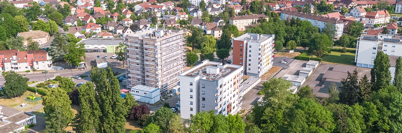 Réhabilitation de 142 logements - Molsheim (67)